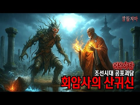 [어우야담] 회암사의 산귀신 / 불타는 탑 아래, 봉인된 원혼이 깨어나다 / 400년 전 공포괴담.