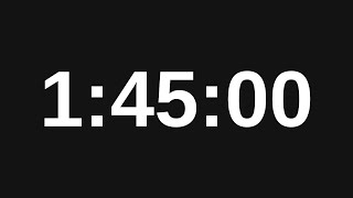 1 Hour 45 Minute Timer - 105 Minute Countdown Timer by Online Alarm Kur 250,153 views 3 years ago 1 hour, 45 minutes