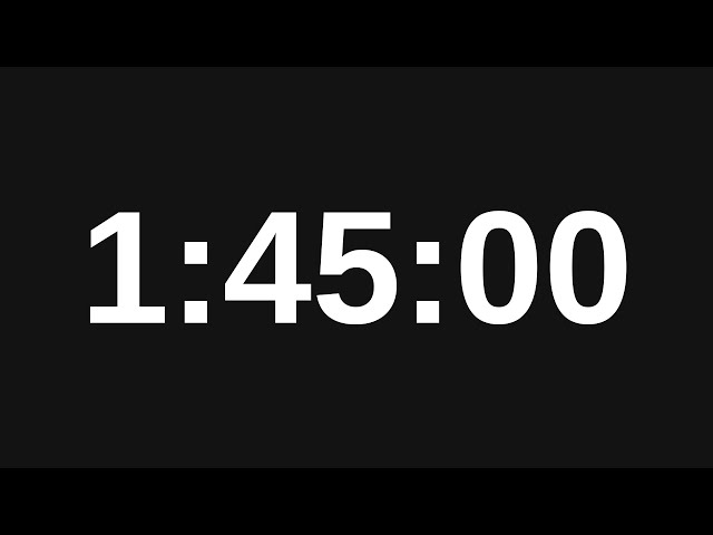 1 Hour 45 Minute Timer - 105 Minute Countdown Timer class=