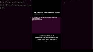 T• systemctl show -p LoadState -p UnitFil.. cron: service này đang loaded và enabled ra sao? | Bonus