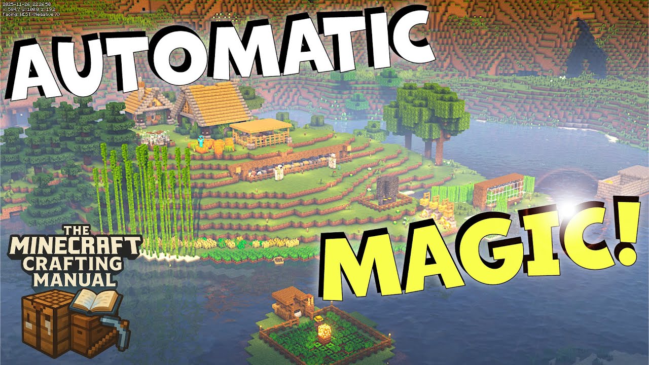 Простейшие автоматические фермы в режиме выживания Minecraft! Руководство по крафту в Minecraft, ...