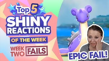 TOP 5 SHINY FAILS OF THE WEEK! Pokemon Let