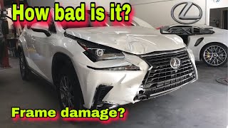 REBUILDING A WRECKED NEW 2019 LEXUS NX 300 part #1