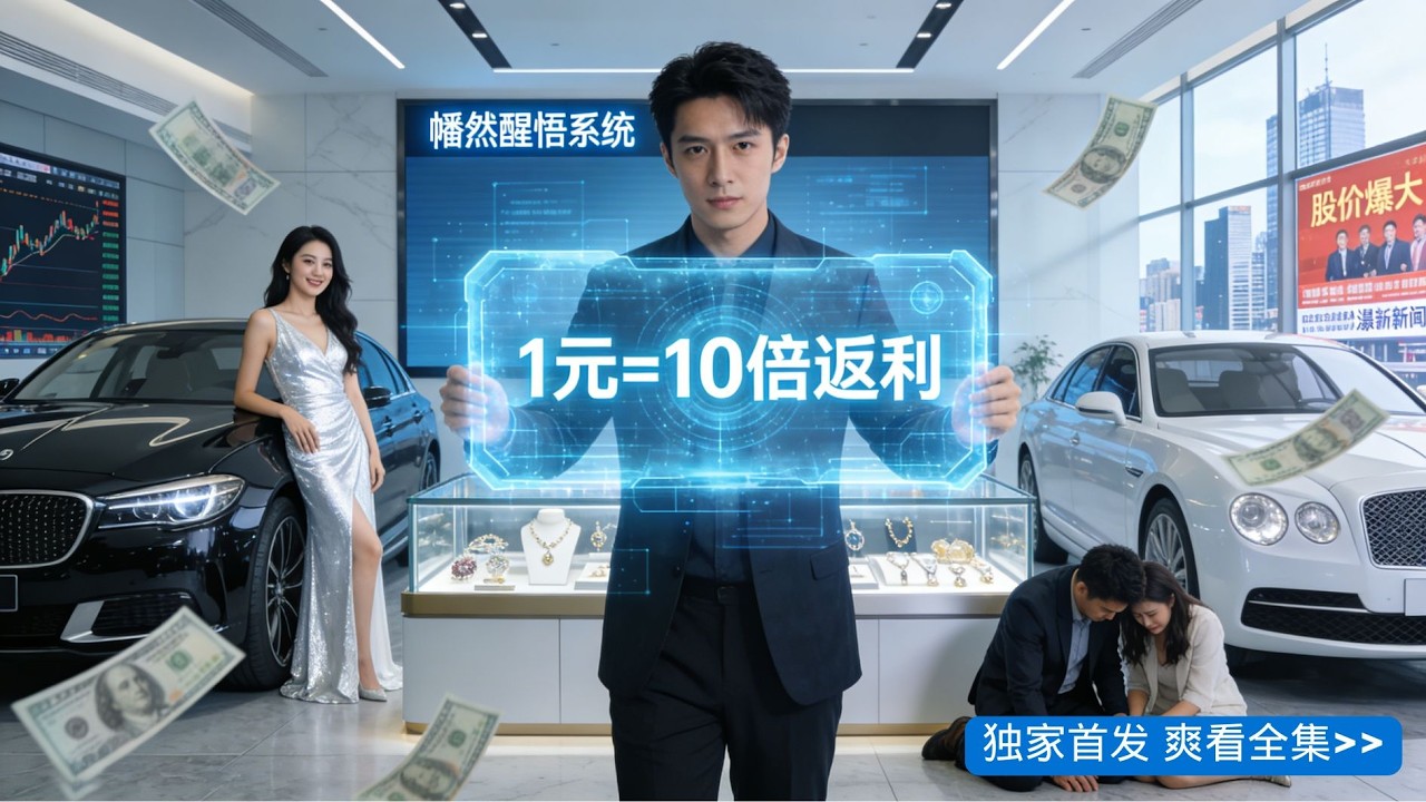 重生回被繼母捅死那天，我綁定了「幡然悔悟系統」。給媽花1塊，返我10塊，讓她笑一笑，我還能抽中神級技能。一年後，我媽成了首富，生父一家在牢裡團聚#重生 #穿越 #系统