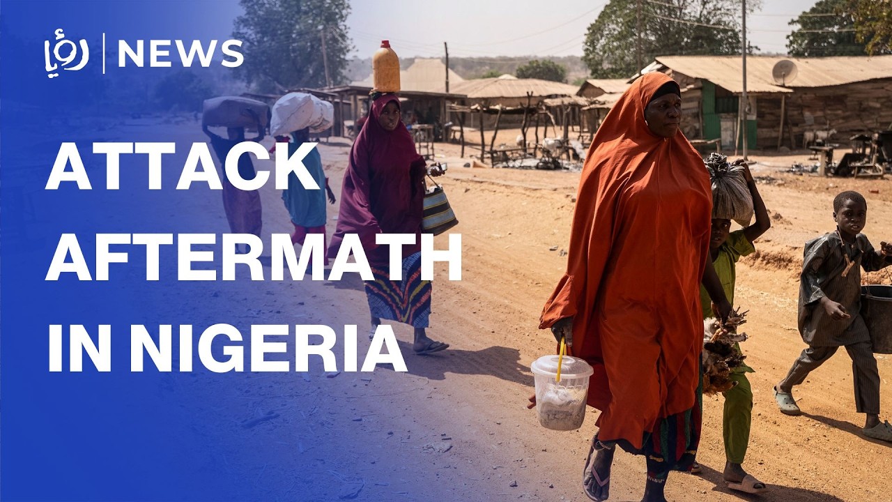 Aftermath of deadly gunmen attack on western-central Nigeria village