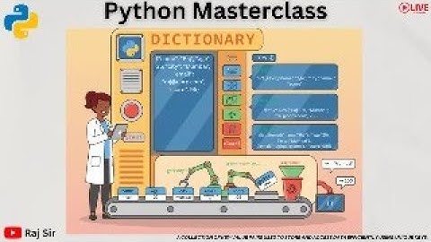 Master Python🐍 Dictionary & Dictionary Methods | Live Python Class for Beginners To Advanced.