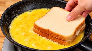 Tauchen Sie ein Sandwich in eine Ei-Mischung – und staunen Sie, was passiert! So knusprig und lecker