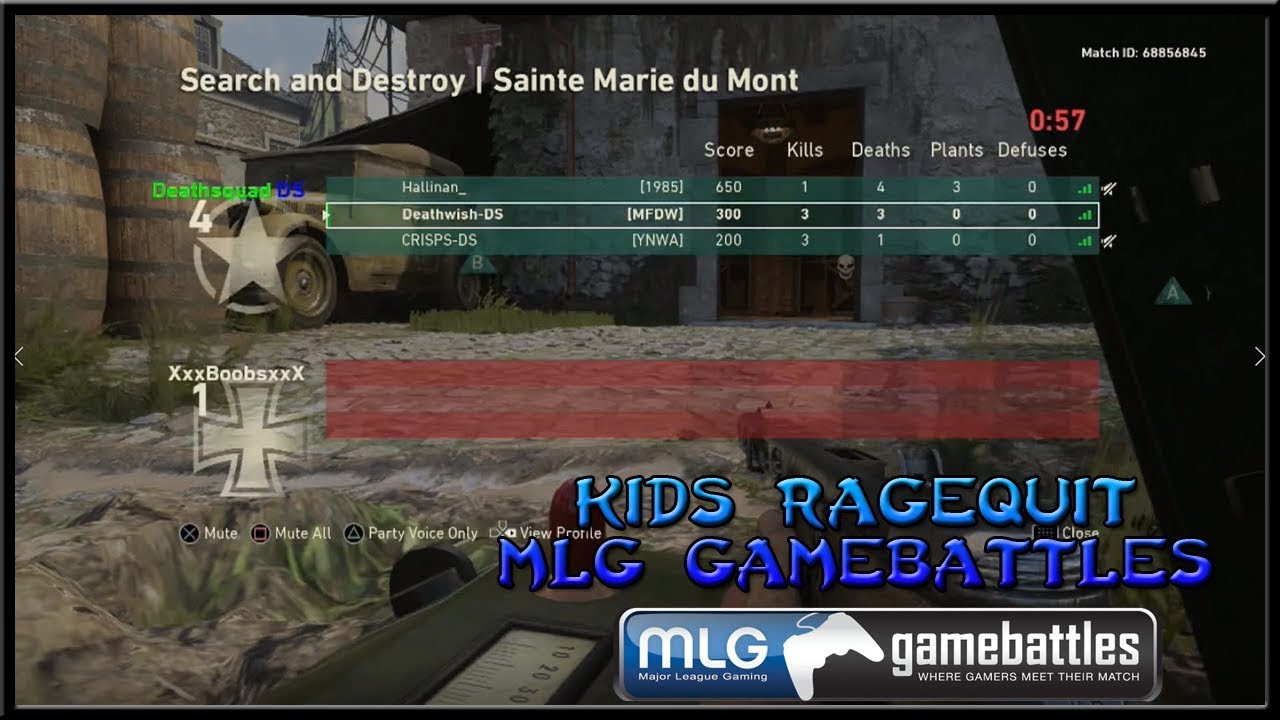 Kids Rage Cod Call Of Duty WWII: Kids Rage Quit MLG Gamebattles - YouTube