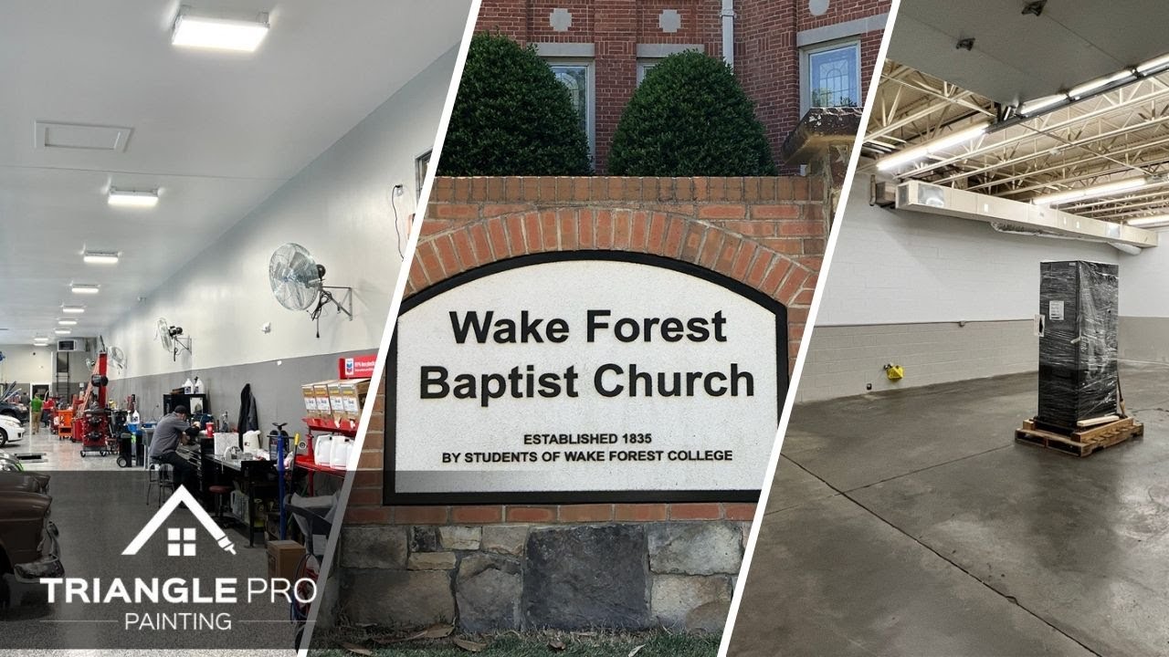 Commercial Painting Hayes Barton Raleigh NC - Painter - Call Triangle Pro Painting