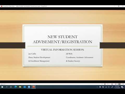 Information Session: New Student Advisement & Registration