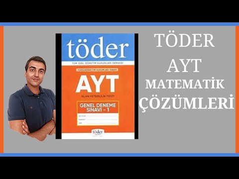 TÖDER-1TÜRKİYE GENELİ 2024 AYT MATEMATİK SORULARI 1-31|TÖDER 1