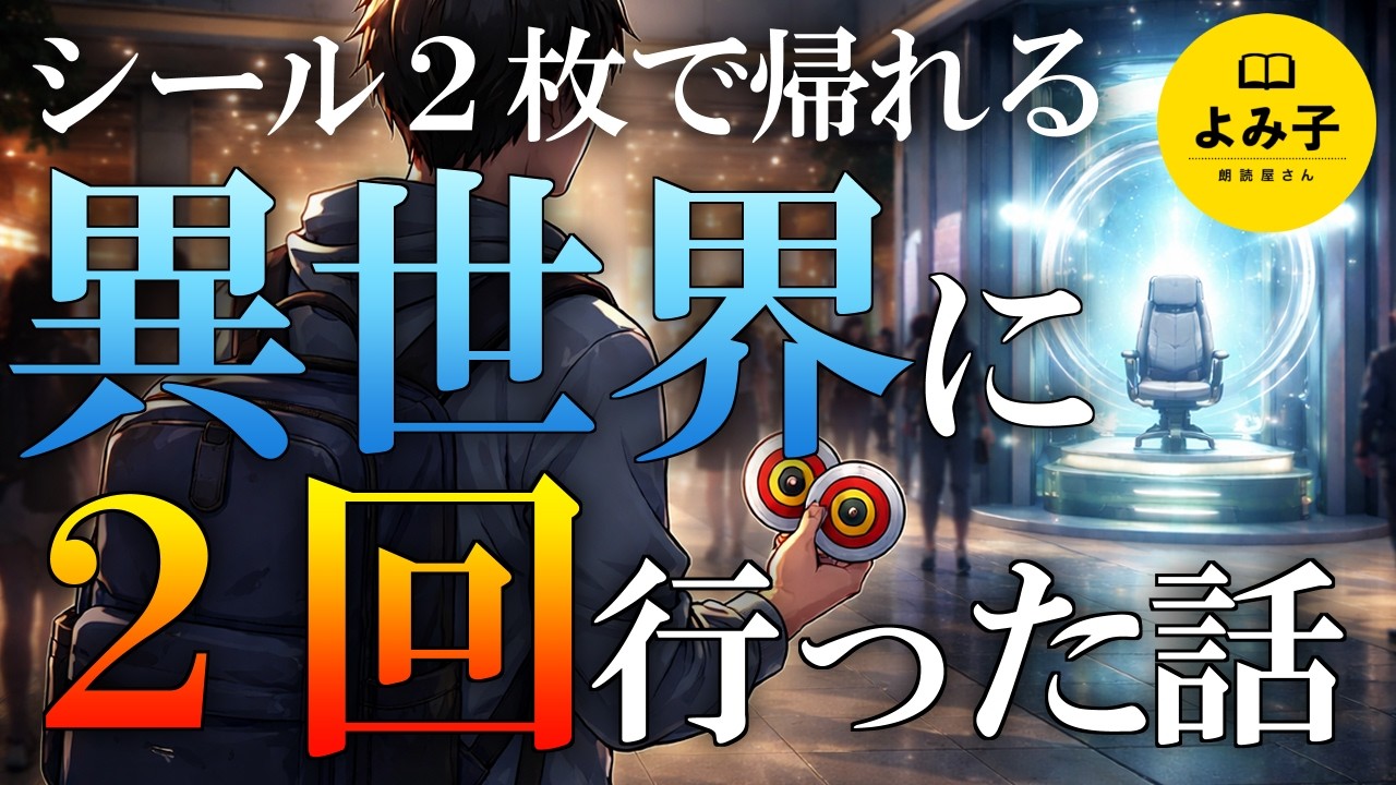 【朗読】シール2枚で帰れる異世界に２回行った話【パラレルワールド/不思議な話/女性朗読】