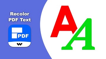 How to Recolor Text in a PDF File in Wondershare PDFelement