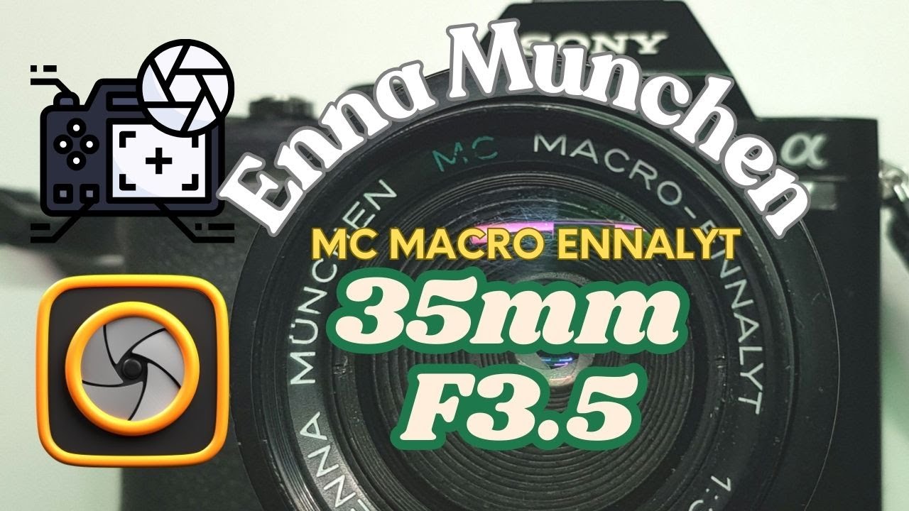 Vintage 35mm camera lens Enna Munchen MC Macro Ennalyt 35mm F3.5 on full frame digital camera