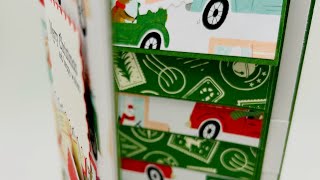I'm making a Waterfall card with gift cards in time for Christmas!
