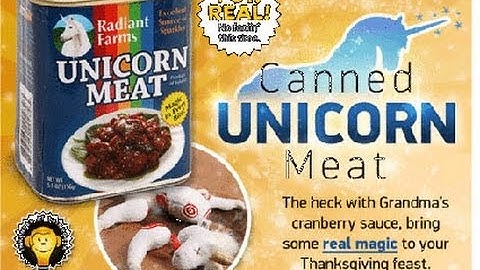 Worlds ONLY Unicorn Game Meat In A Can Twilight Vampire Underworld