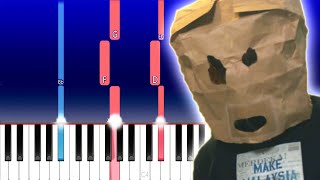 Video thumbnail of "Zynakal, YonnyBoii - Sakit (Piano Tutorial)"