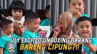 CIPUNG & LILY UNBOXING MISTERY BOX!!! SEMUANYA IKUTAN HEBOH LIAT ISINYA!!!