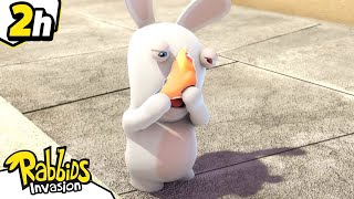The Rabbids want a nose | RABBIDS INVASION | 2H New compilation | Cartoon for Kids