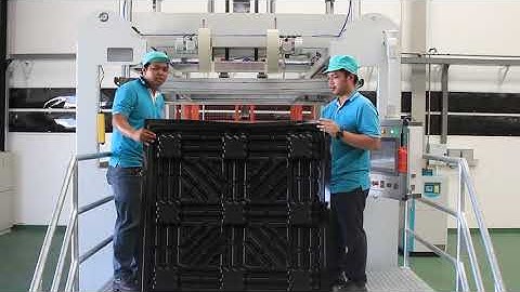 [NMT]  Pallet HDPE 6 mm. - Thick Sheet Vacuum forming and Robot cutting | Nihon Max (Thailand)