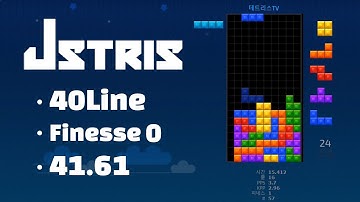Tetris Finesse Practice at JSTRIS #7