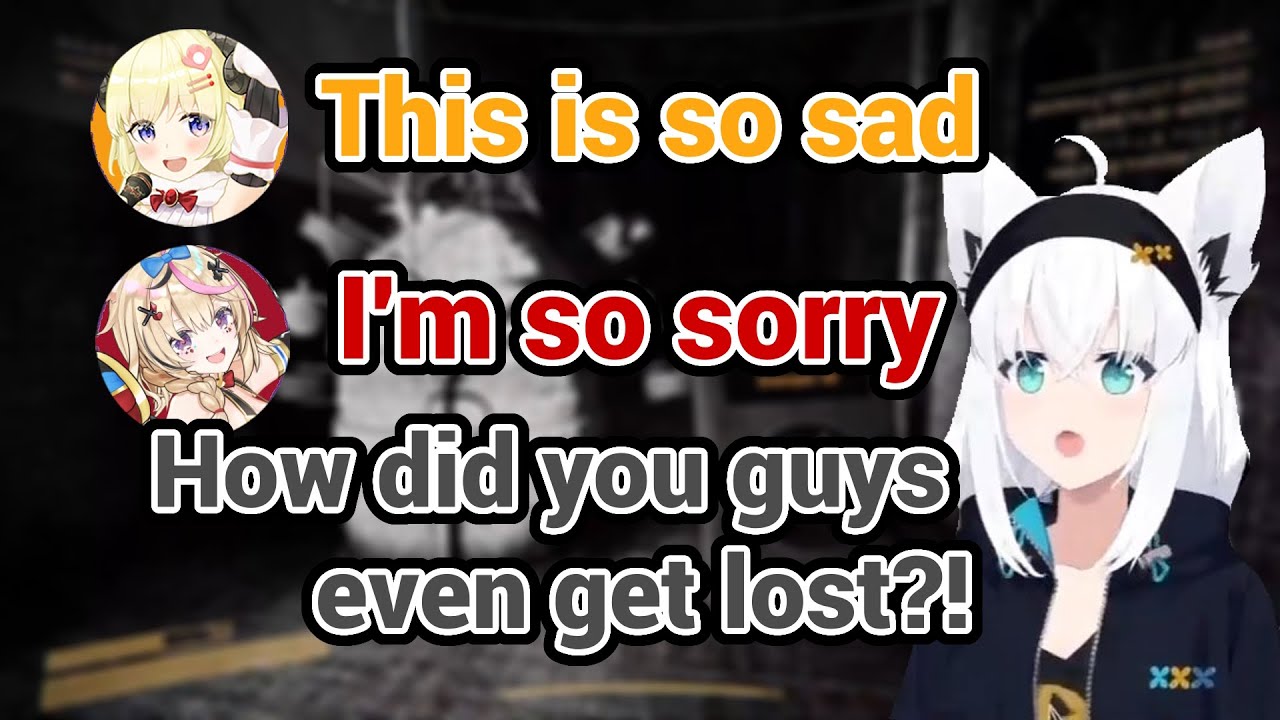 Fubuki Realize Her Teammates Just Don't Have Sense of Direction with Polka Watame Flare!!!