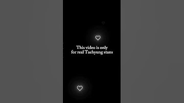 This video is only for real Taehyung stans | Don