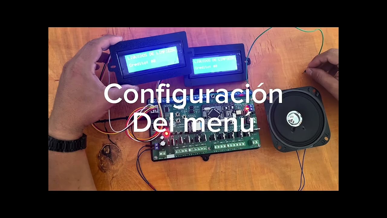 Tarjeta producto limpieza 10 salidas llenado a caudal y tiempo