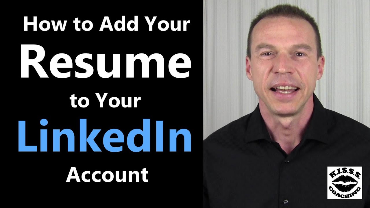 How to Add a Resume to LinkedIn - YouTube