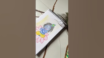 Krishna drawing part-2||  #youtube #art #krishnadrawing #ytshorts #shortsvideo #yt #ytstudio