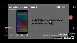 android 5 low battery sound
