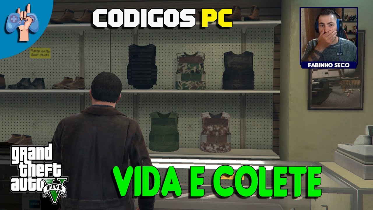 GTA 5 codigos de armas e muniçoes / manhas de armas e muniçoes - Fabinho  Seco 