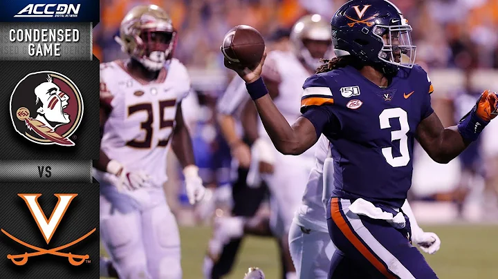 Florida State vs. Virginia Condensed Game | ACC Football 2019-20