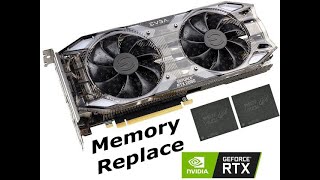 EVGA RTX 2080 Замена памяти