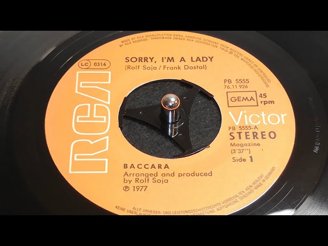 Baccara - Sorry I'm A Lady (1977 7