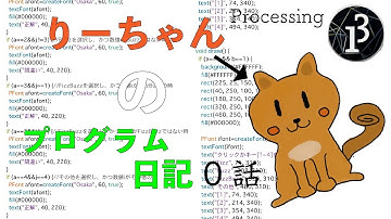 【Processing】りーちゃんのプログラム日記・はじめに【0話】