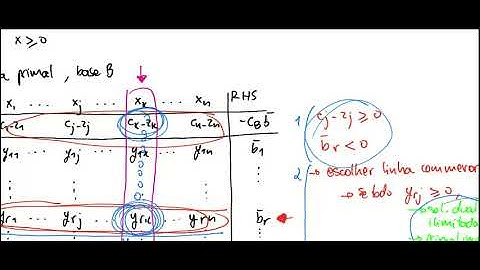 PLI 20 - Programação Linear - O Método Dual Simplex