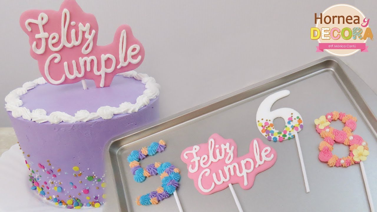 TOPPERS DE ROYAL ICING PARA PASTELES (toppers comestibles) / #96