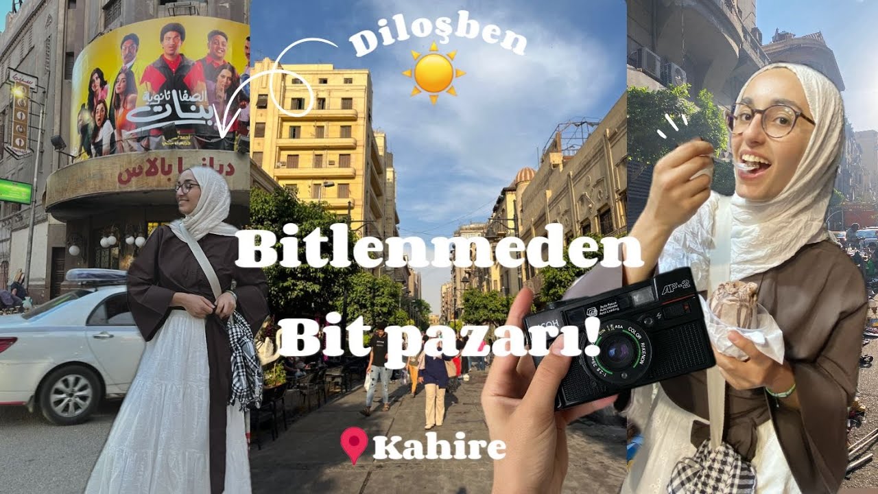 Kahire'de Bit Pazarına Gittik! Vintage Kameralar ve Flea Market Vlog