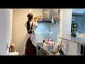 賃貸キッチンの収納見直しと大掃除をする主婦の休日vlog | プチ模様替え | 夜ご飯&お昼ご飯作り | ミラノ風カツレツ・クリスマスポテトサラダ・ベーグルサンド