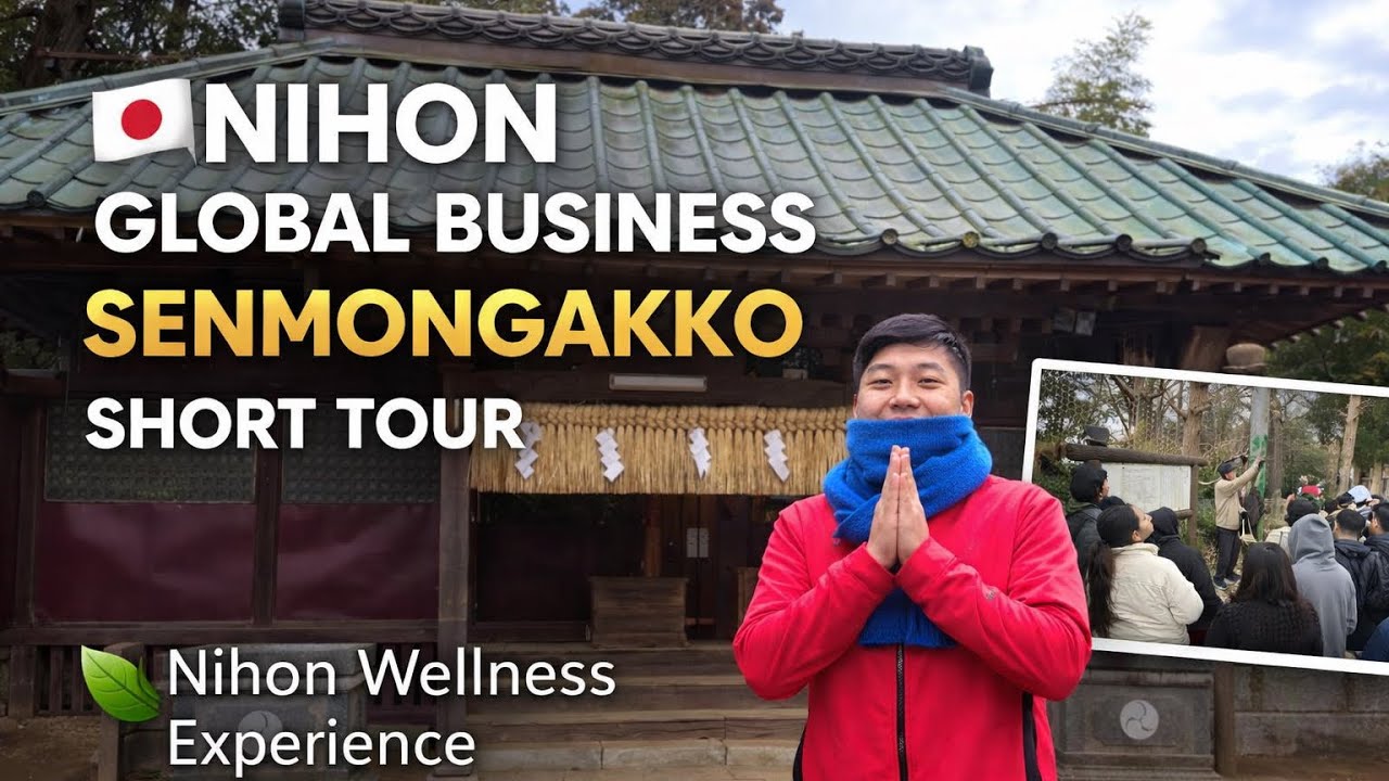 Japan Study Life 🇯🇵 | Nihon Global Business Senmongakko Short Tour & Wellness 🌱