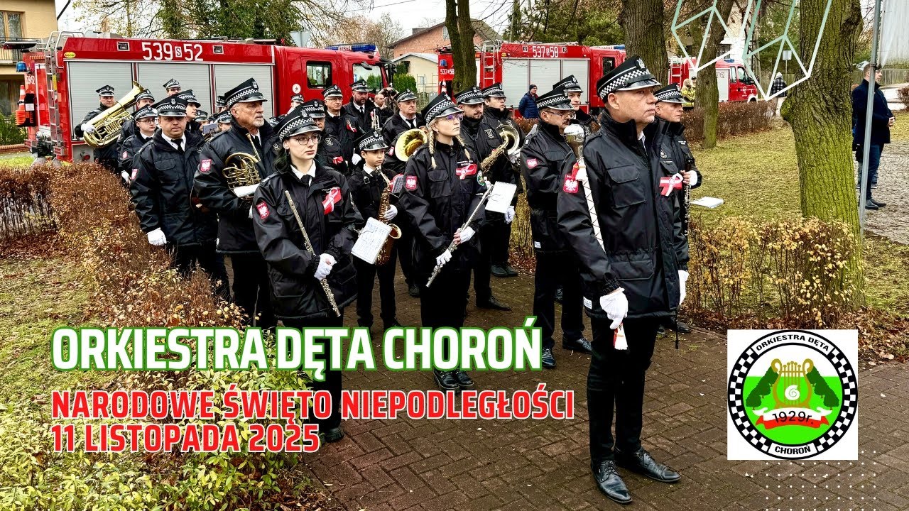 Orkiestra Dęta Choroń - Wiązanka pieśni patriotycznych | Narodowe Święto Niepodległości 11.11.2025