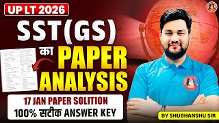 UP LT Grade Social Science GS Paper Analysis Today | UP LT Social Science Full Paper Solution