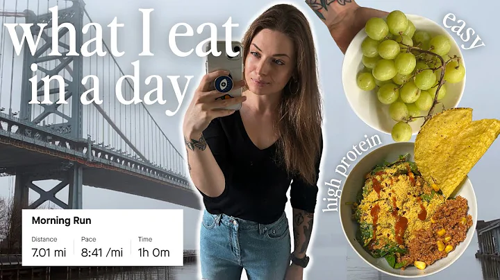 what i eat in a day as a vegan runner | no fuss + ...