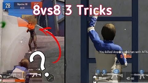 8v8 NEW TDM 🤩 TIPS AND TRICKS | SANTORINI NEW MAP | PUBG MOBILE