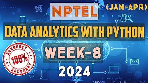Data Analytics with Python || NPTEL Week 8 assignment answers 2024 || #nptel #skumaredu