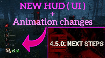 Dead By Daylight patch 4.5.0 Next steps to fixing survivor movements and HUD (UI)