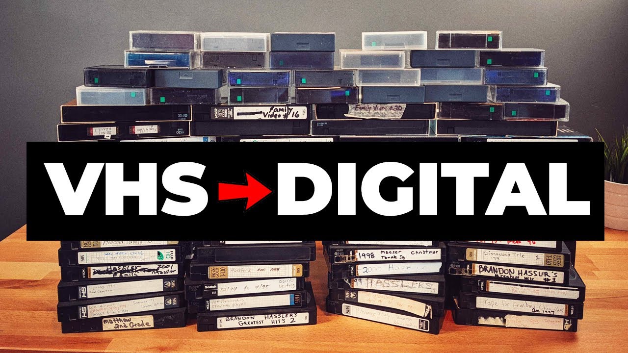 How To Convert Your VHS Tapes - Convert VHS To Digital 