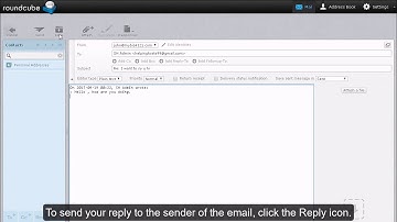 How To Reply To or Forward Messages in RoundCube