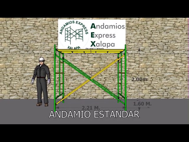 Andamio modular plegable All Flex: fácil montaje - PERSUM